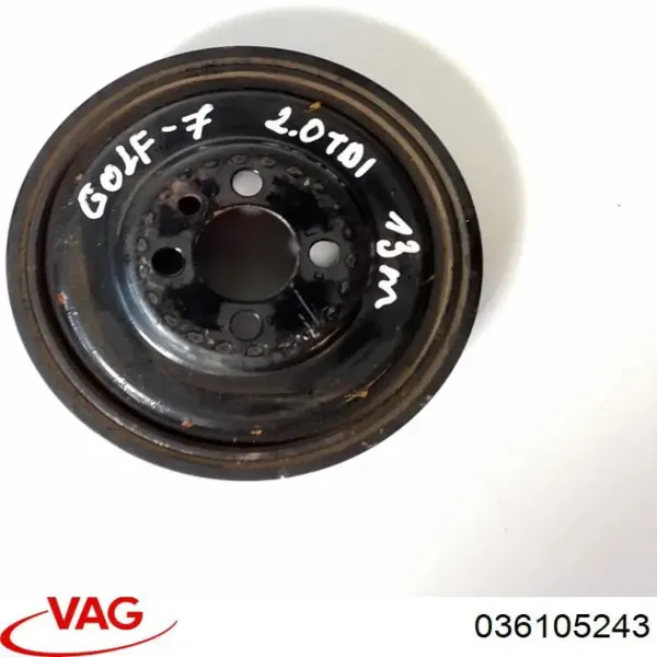 Polea de cigüeñal 036105243 VAG