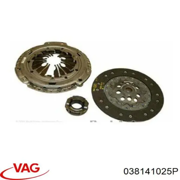 Plato de presión de embrague 038141025P VAG