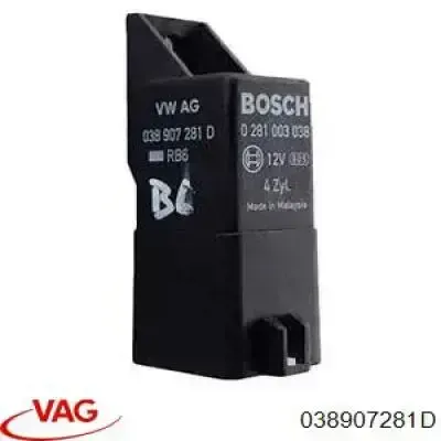 Relé de los calentadores 038907281D VAG