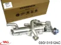 Enfriador de recirculación de gases de escape EGR Audi A4 8ED