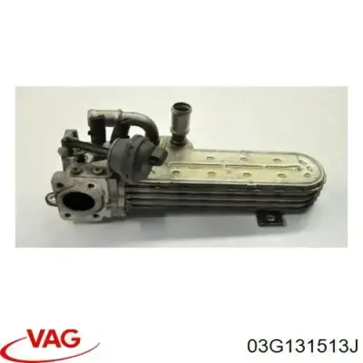 Enfriador EGR de recirculación de gases de escape VAG 03G131513J
