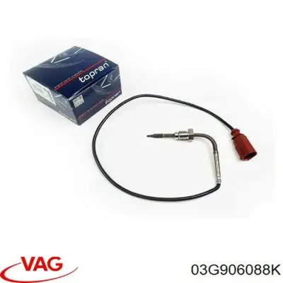 Sensor de temperatura, gas de escape, antes de Filtro hollín/partículas VAG 03G906088K