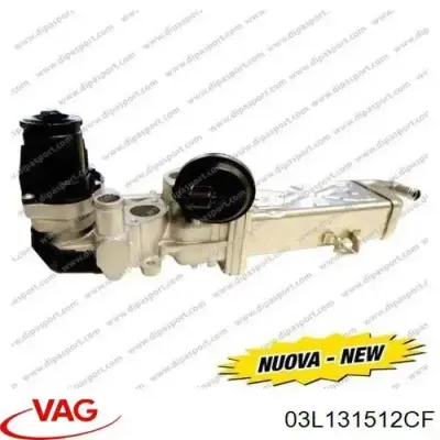 Enfriador EGR de recirculación de gases de escape VAG 03L131512CF