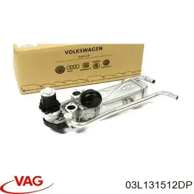 Enfriador EGR de recirculación de gases de escape VAG 03L131512DP