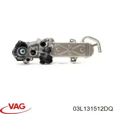 Enfriador EGR de recirculación de gases de escape VAG 03L131512DQ