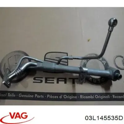 Tubo (Manguera) Para Drenar El Aceite De Una Turbina VAG 03L145535D