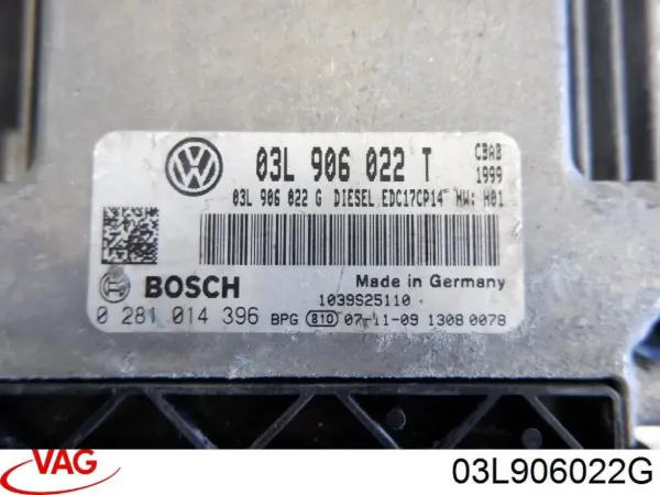ECU 03L906022G VAG