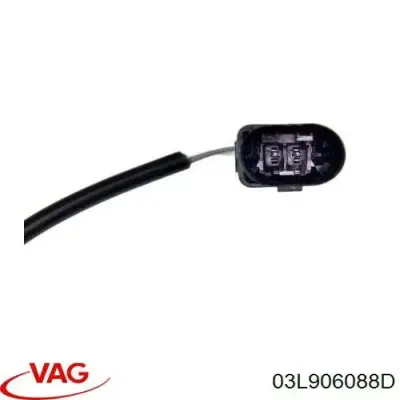 Sensor de temperatura, gas de escape, antes de Filtro hollín/partículas VAG 03L906088D