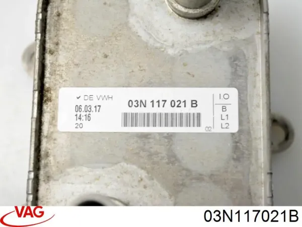 Radiador de aceite 03N117021B VAG