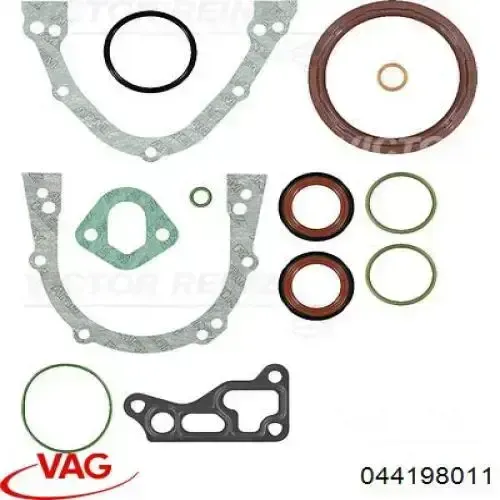 Juego de juntas inferiores del motor 044198011 VAG