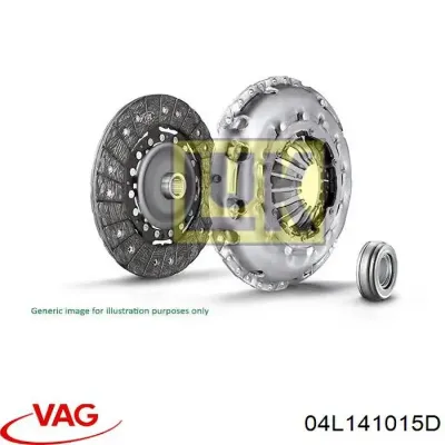 Kit de embrague (3 partes) VAG 04L141015D