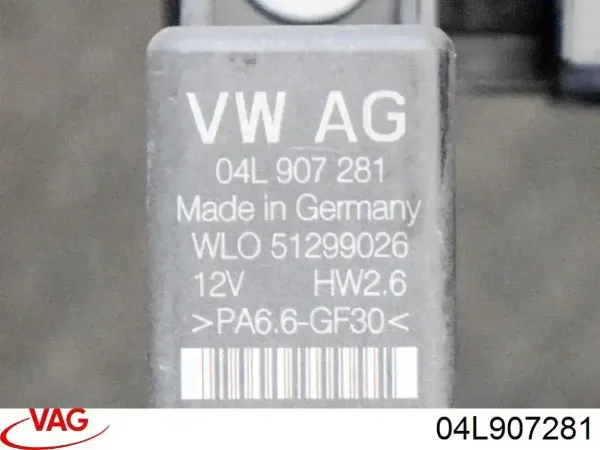 Relé de bujía de precalentamiento Skoda Fabia 2 5J2, 542, 572, 582