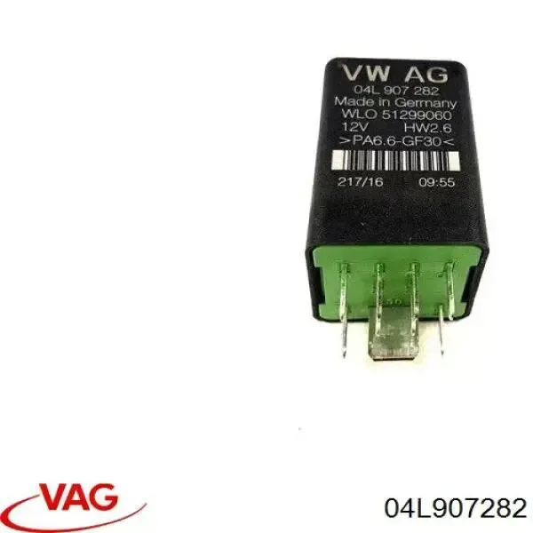 Relé de bujía de precalentamiento Audi A3 8YS, 8YM