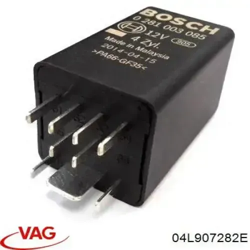 Relé de bujía de precalentamiento Audi A3 8YS, 8YM