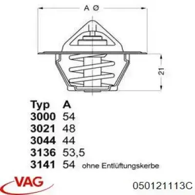 050121113C VAG Termostato de agua