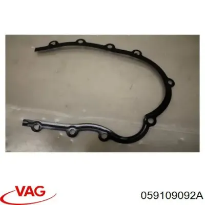 Junta de tapa de bloque motor trasera VAG 059109092A