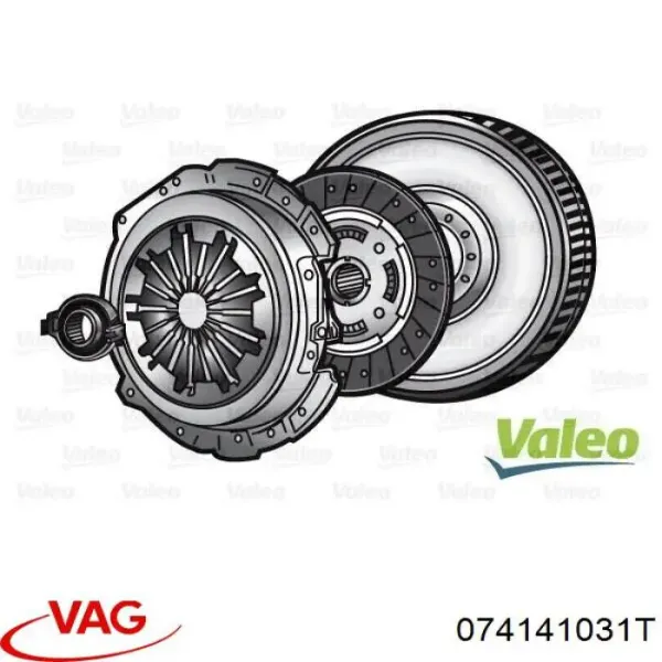 Disco de embrague 074141031T VAG