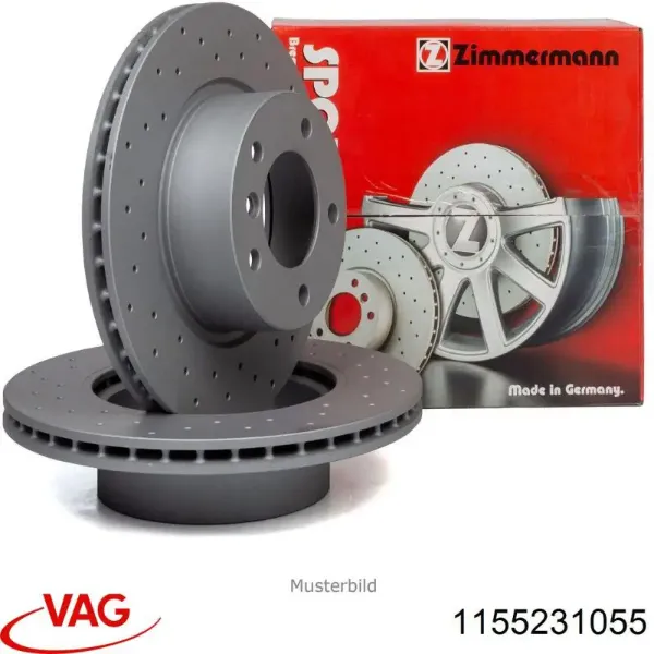 Disco de freno trasero Volkswagen Transporter 7HB, 7HJ, 7EB, 7EJ