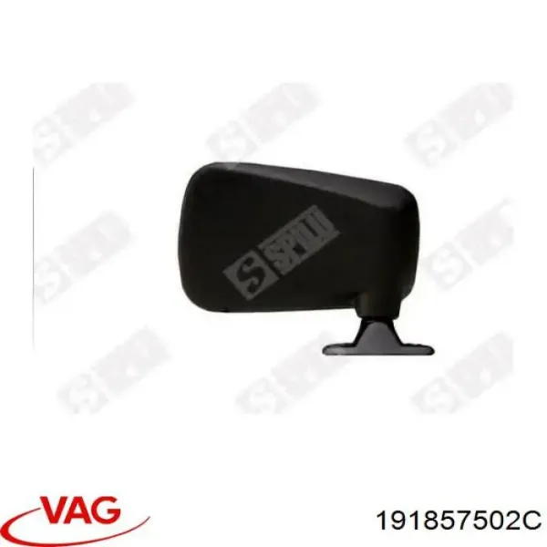 Espejo de retrovisor derecho 6165117 Alkar