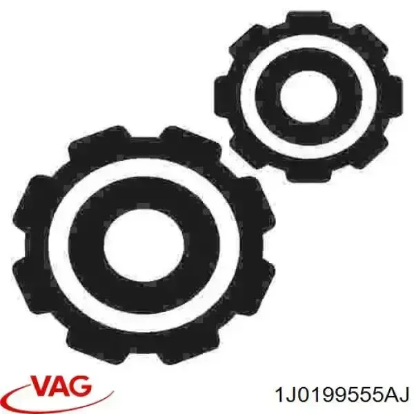 1J0199555AJ VAG Soporte de motor izquierdo