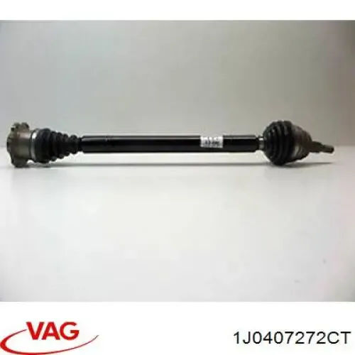 Árbol de transmisión delantero derecho 1J0407272CT VAG
