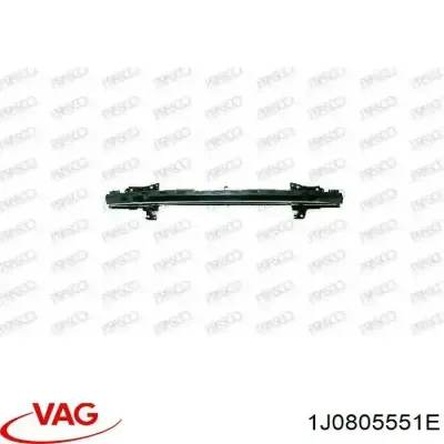 Refuerzo parachoque delantero VAG 1J0805551E