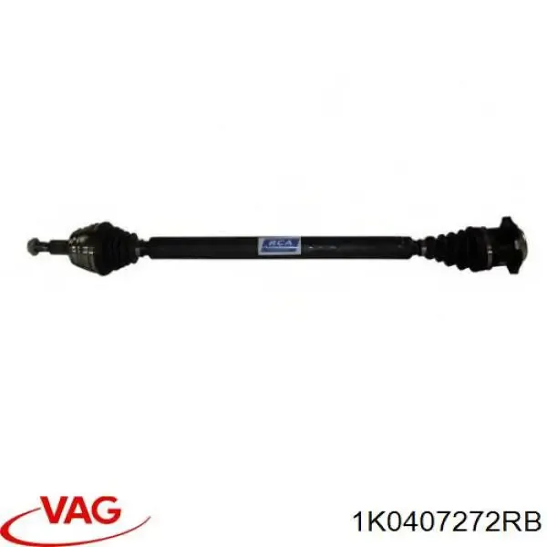 Árbol de transmisión delantero derecho 1K0407272RB VAG