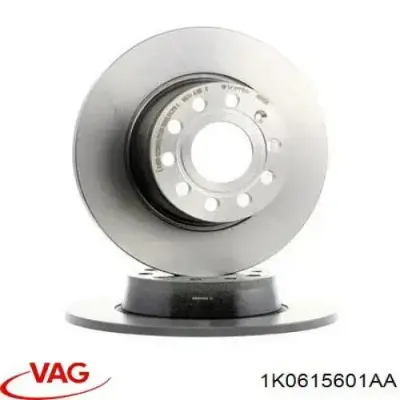 Disco de freno trasero VAG 1K0615601AA