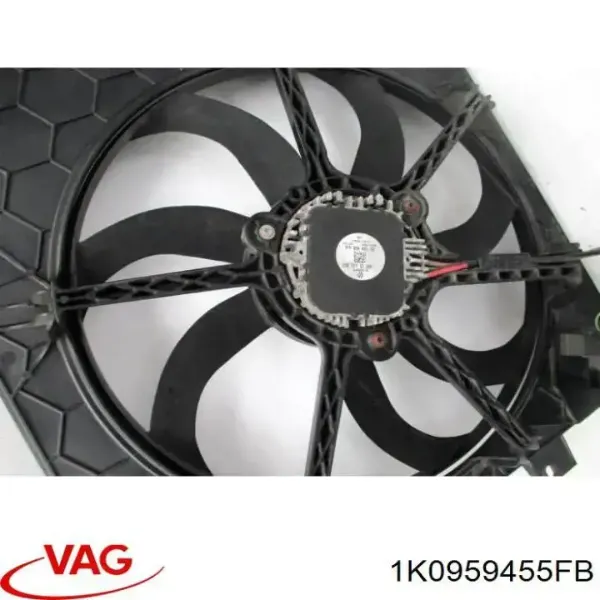 Ventilador eléctrico de refrigeración completo izquierdo (motor y hélice) 30959043 AND