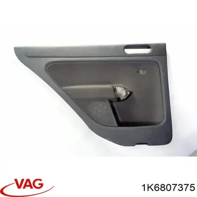 Soporte de guía para parachoques trasero, izquierda VAG 1K6807375