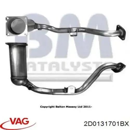 Catalizador 2D0131701BX VAG