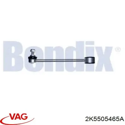Soporte de barra estabilizadora trasera VAG 2K5505465A