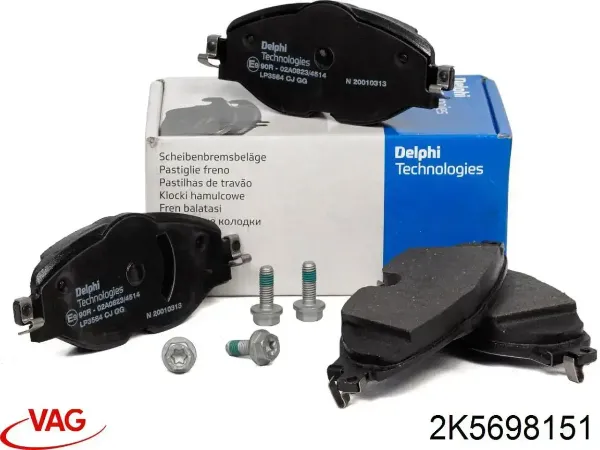 Pastillas de freno delanteras Volkswagen Passat 3G2, CB2