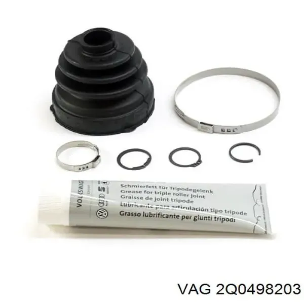 Fuelle, árbol de transmisión delantero exterior Volkswagen Polo 6 AW1, BZ1, AE1