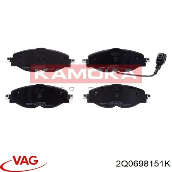 Pastillas de freno delanteras Volkswagen Passat 3G2, CB2