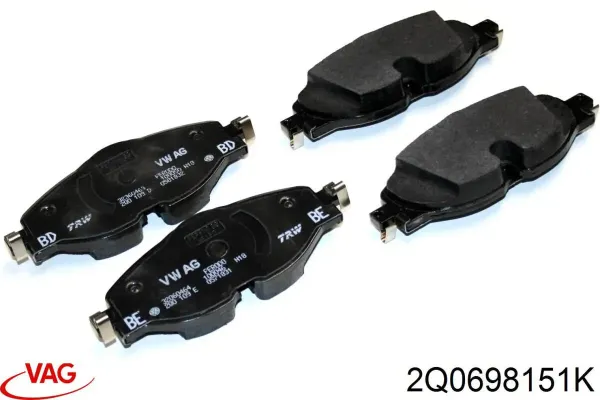 Pastillas de freno delanteras Volkswagen Passat 3G2, CB2