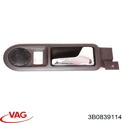 Manecilla de puerta, equipamiento habitáculo, trasera derecha VAG 3B0839114