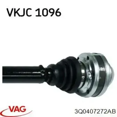 Árbol de transmisión delantero derecho 3Q0407272AB VAG