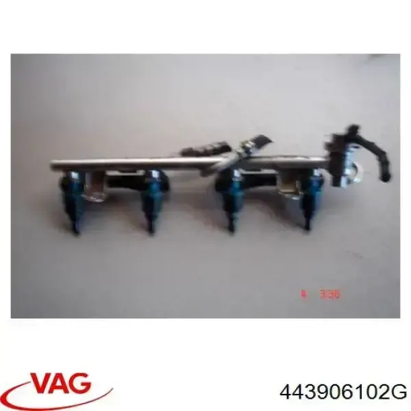 Cola de escape 443906102G VAG