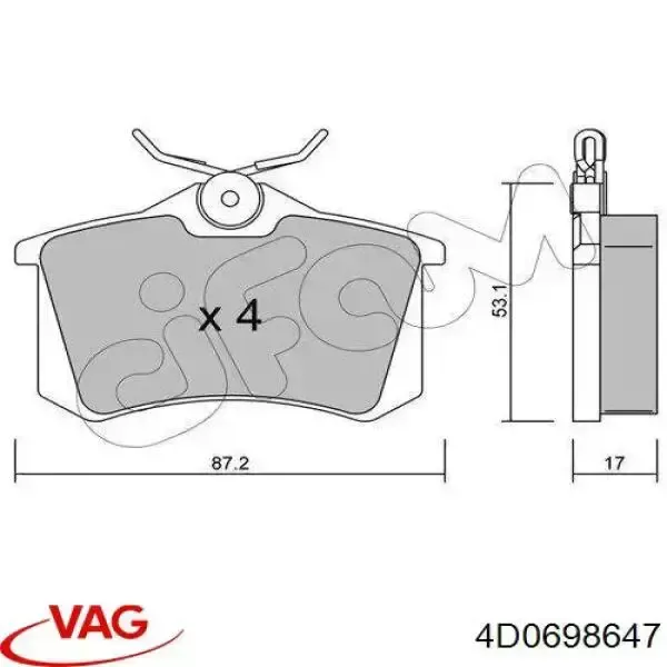 8V0698647 VAG