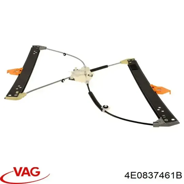 Mecanismo de elevalunas, puerta delantera izquierda 4E0837461A VAG