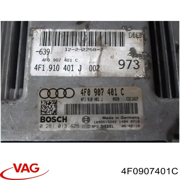 ECU 4F0907401C VAG