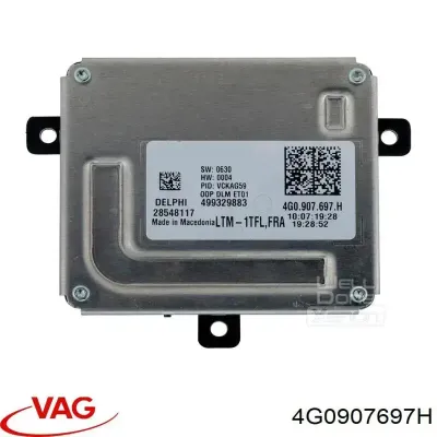 Centralita, faros xenon VAG 4G0907697H