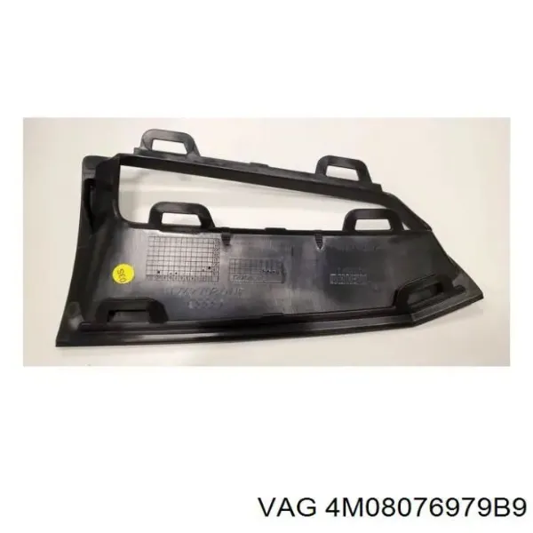 Moldura de parachoques delantera izquierda 4M08076979B9 VAG