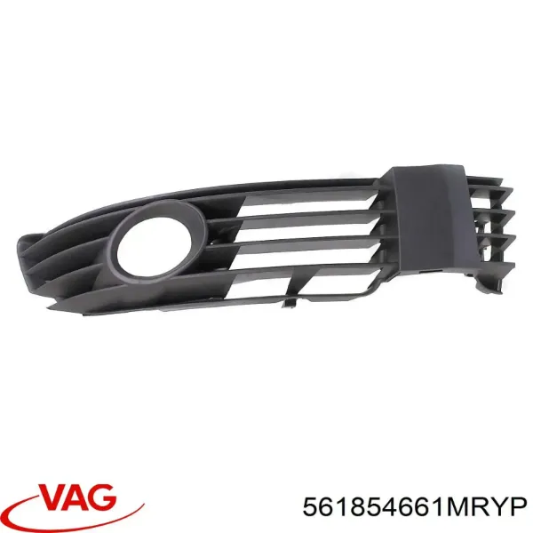 Rejilla del parachoques delantera izquierda 561854661MRYP VAG