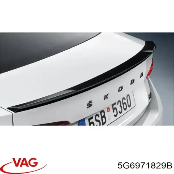 Cola de escape 5G6971829B VAG