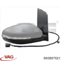 Cristal de espejo retrovisor exterior izquierdo Volkswagen Touran 1T3