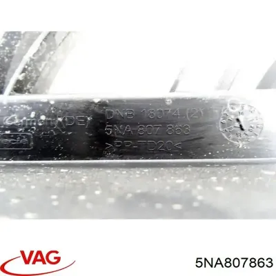 Soporte de parachoques trasero central VAG 5NA807863