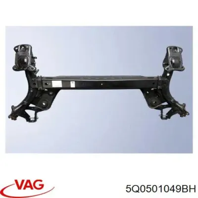 Subchasis trasero soporte motor VAG 5Q0501049BH