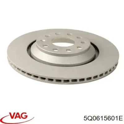Disco de freno trasero VAG 5Q0615601E